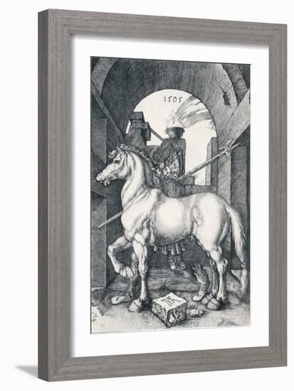 The Small Horse, 1505-Albrecht Dürer-Framed Giclee Print