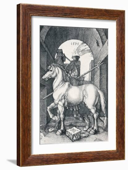 The Small Horse, 1505-Albrecht Dürer-Framed Giclee Print