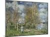 The Small Meadows in Spring-Alfred Sisley-Mounted Giclee Print