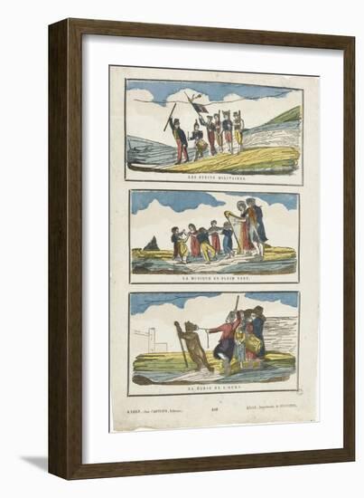 The Small Military Music in the Wind, the Bear Dance-null-Framed Giclee Print