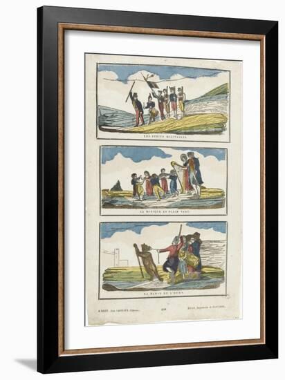 The Small Military Music in the Wind, the Bear Dance-null-Framed Giclee Print
