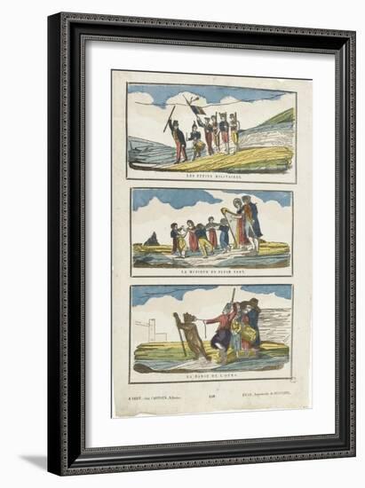 The Small Military Music in the Wind, the Bear Dance-null-Framed Giclee Print