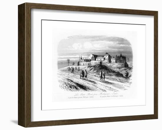 The Small Mount Near Meliapur, India, C1840-N Remond-Framed Giclee Print