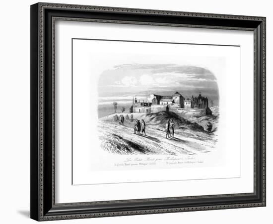 The Small Mount Near Meliapur, India, C1840-N Remond-Framed Giclee Print