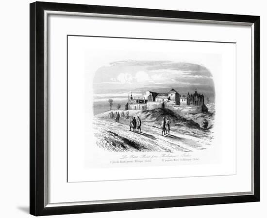 The Small Mount Near Meliapur, India, C1840-N Remond-Framed Giclee Print