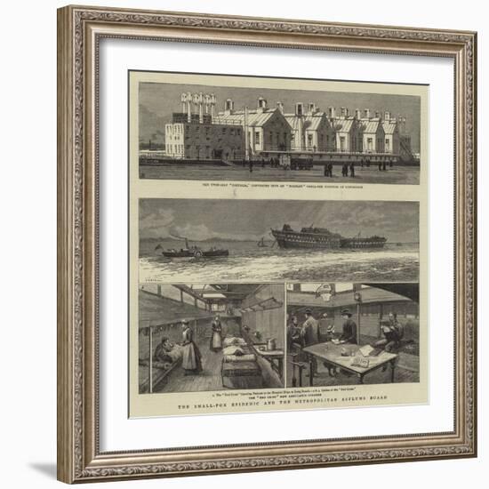 The Small-Pox Epidemic and the Metropolitan Asylums Board-null-Framed Giclee Print