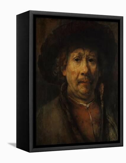 The Small Self-Portrait, circa 1657-Rembrandt van Rijn-Framed Premier Image Canvas