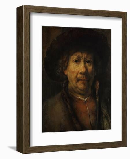 The Small Self-Portrait, circa 1657-Rembrandt van Rijn-Framed Giclee Print