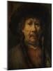 The Small Self-Portrait, circa 1657-Rembrandt van Rijn-Mounted Giclee Print