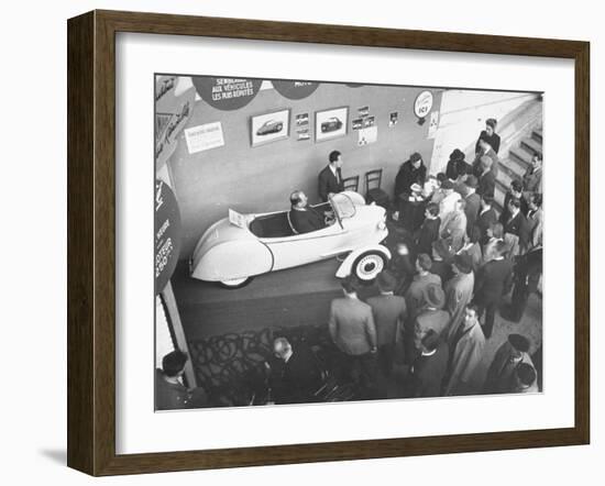 The Smallest Car at the Paris Auto Show, the Reyonnah-Gordon Parks-Framed Photographic Print