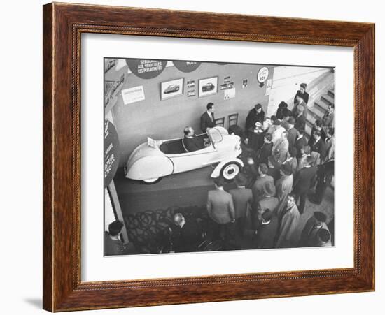 The Smallest Car at the Paris Auto Show, the Reyonnah-Gordon Parks-Framed Photographic Print