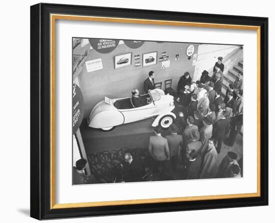 The Smallest Car at the Paris Auto Show, the Reyonnah-Gordon Parks-Framed Photographic Print