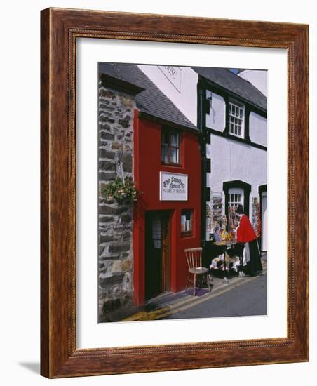 The Smallest House in Britain, on the Quayside at Conwy-Nigel Blythe-Framed Photographic Print