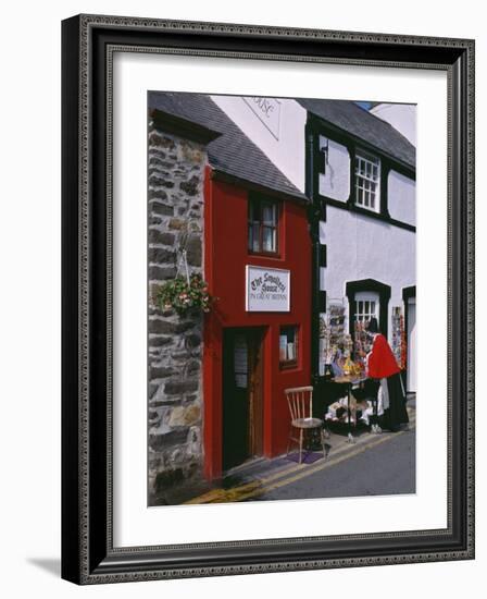 The Smallest House in Britain, on the Quayside at Conwy-Nigel Blythe-Framed Photographic Print