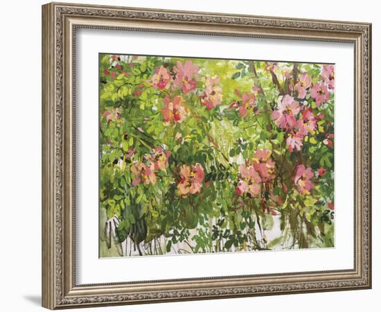 The Smell of Roses-Lilia Orlova Holmes-Framed Giclee Print