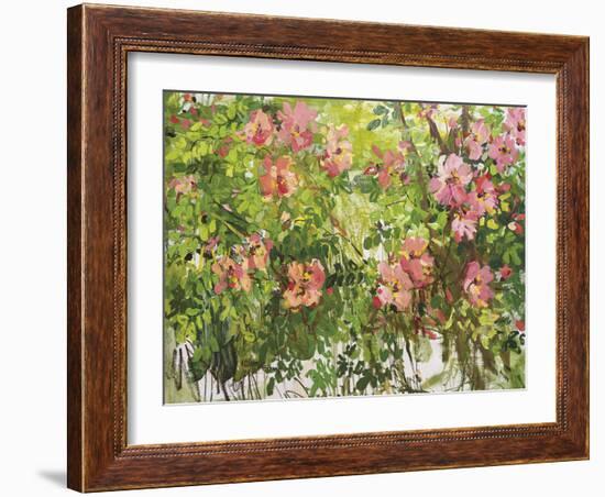 The Smell of Roses-Lilia Orlova Holmes-Framed Giclee Print
