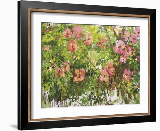 The Smell of Roses-Lilia Orlova Holmes-Framed Giclee Print