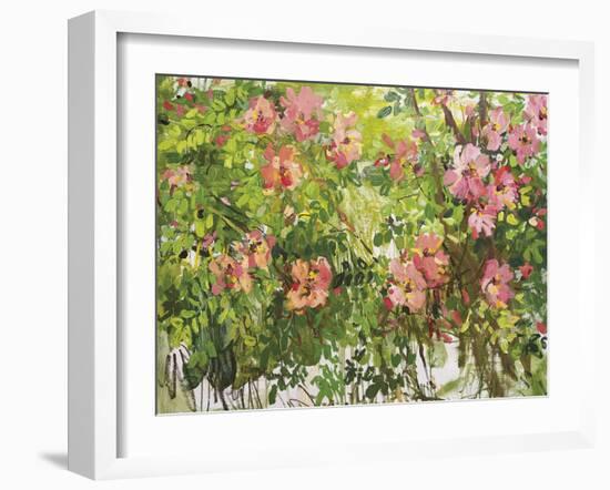 The Smell of Roses-Lilia Orlova Holmes-Framed Giclee Print