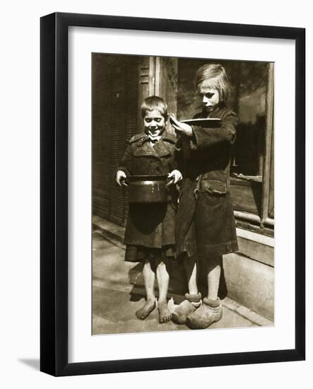 The Smiles at Obtaining Soup-null-Framed Photographic Print