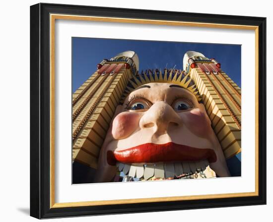 The Smiling Face Entrance to Luna Park at Lavendar Bay on Sydney North Shore, Australia-Andrew Watson-Framed Photographic Print