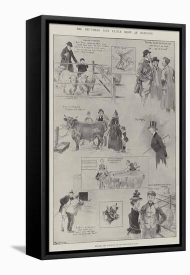 The Smithfield Club Cattle Show at Islington-Ralph Cleaver-Framed Premier Image Canvas