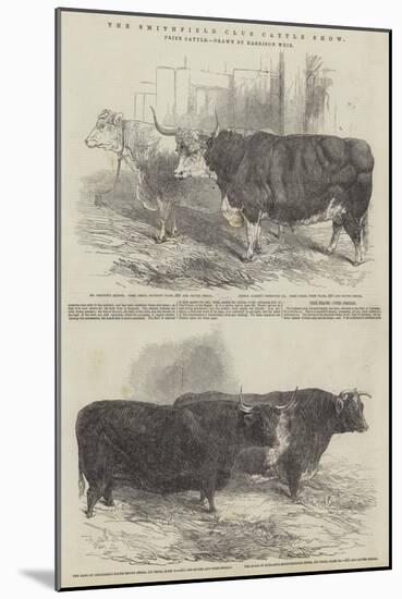 The Smithfield Club Cattle Show, Prize Cattle-Harrison William Weir-Mounted Giclee Print