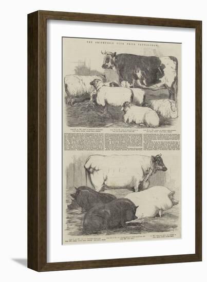 The Smithfield Club Prize Cattle-Show-Harrison William Weir-Framed Giclee Print