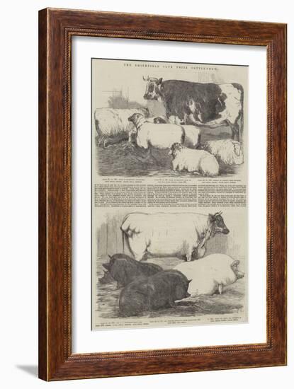 The Smithfield Club Prize Cattle-Show-Harrison William Weir-Framed Giclee Print