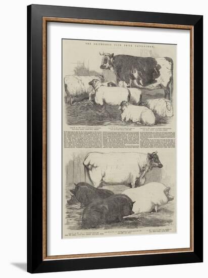 The Smithfield Club Prize Cattle-Show-Harrison William Weir-Framed Giclee Print