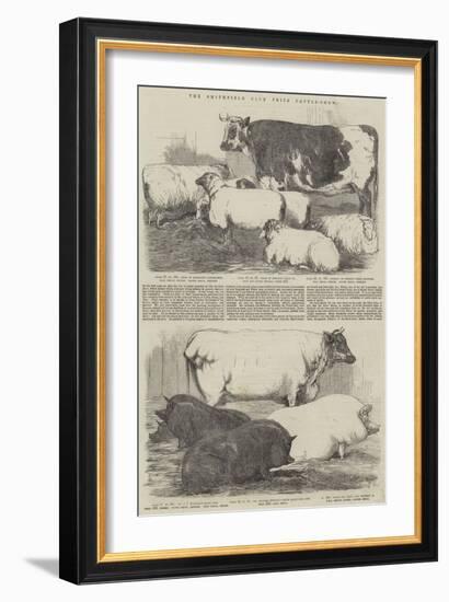 The Smithfield Club Prize Cattle-Show-Harrison William Weir-Framed Giclee Print