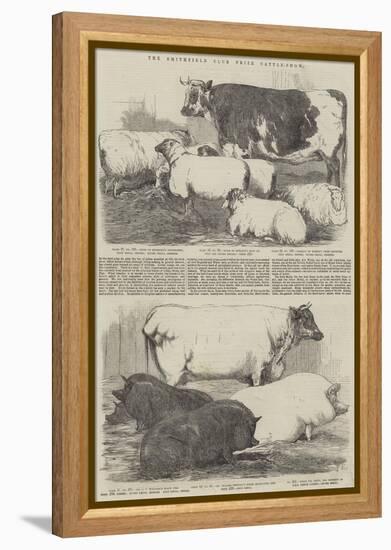 The Smithfield Club Prize Cattle-Show-Harrison William Weir-Framed Premier Image Canvas