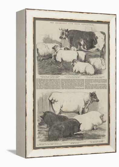 The Smithfield Club Prize Cattle-Show-Harrison William Weir-Framed Premier Image Canvas