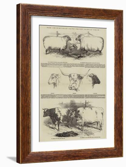 The Smithfield Club Prize Cattle Show-Harrison William Weir-Framed Giclee Print