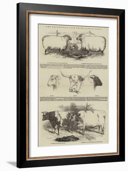 The Smithfield Club Prize Cattle Show-Harrison William Weir-Framed Giclee Print