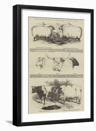 The Smithfield Club Prize Cattle Show-Harrison William Weir-Framed Giclee Print