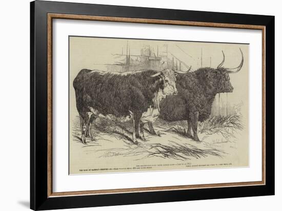 The Smithfield Club Prize Cattle Show-Harrison William Weir-Framed Giclee Print