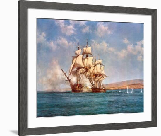 The Smoke of Battle-Montague Dawson-Framed Art Print