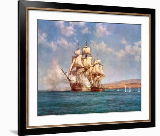 The Smoke of Battle-Montague Dawson-Framed Art Print