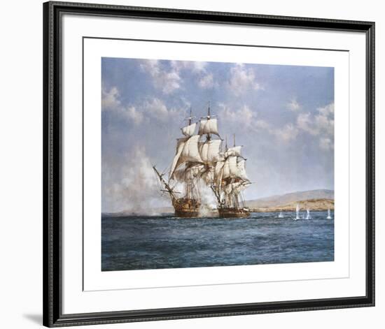 The Smoke of Battle-Montague Dawson-Framed Premium Giclee Print