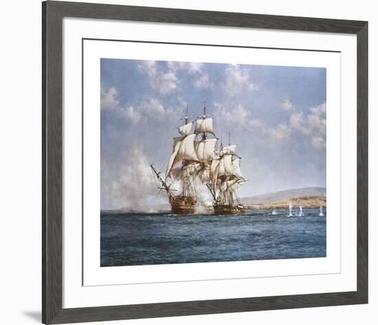 The Smoke of Battle-Montague Dawson-Framed Premium Giclee Print