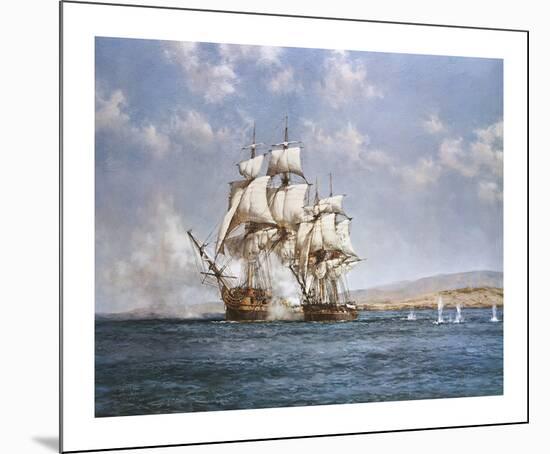 The Smoke of Battle-Montague Dawson-Mounted Premium Giclee Print