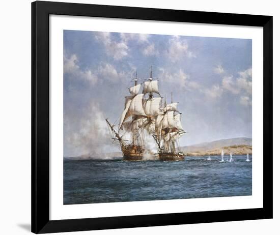 The Smoke of Battle-Montague Dawson-Framed Premium Giclee Print