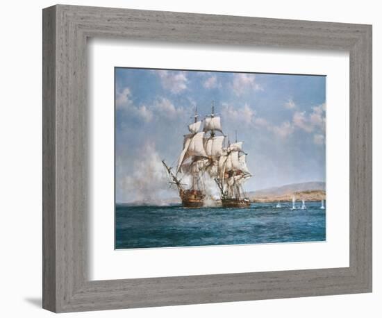 The Smoke of Battle-Montague Dawson-Framed Premium Giclee Print