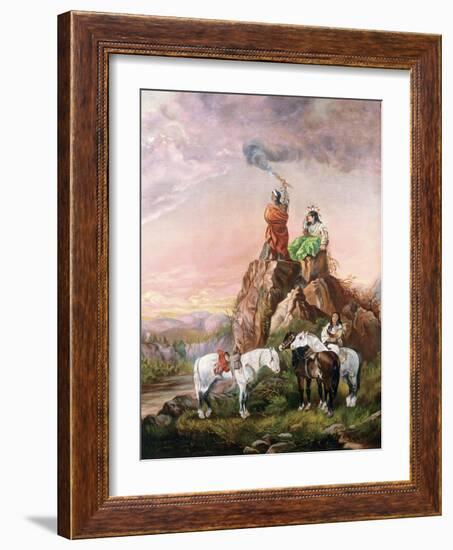 The Smoke Signal-John Mix Stanley-Framed Giclee Print