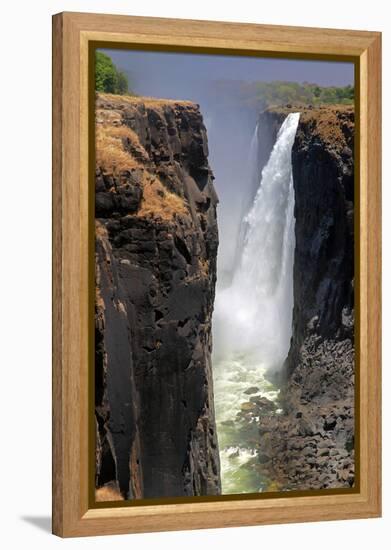 The Smoke That Thunders, Victoria Falls, Zimbabwe-Kymri Wilt-Framed Premier Image Canvas