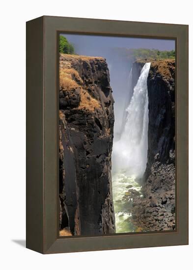 The Smoke That Thunders, Victoria Falls, Zimbabwe-Kymri Wilt-Framed Premier Image Canvas