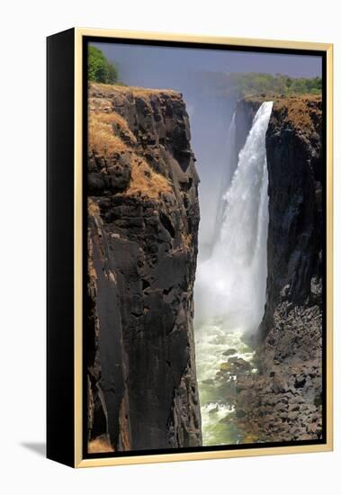 The Smoke That Thunders, Victoria Falls, Zimbabwe-Kymri Wilt-Framed Premier Image Canvas