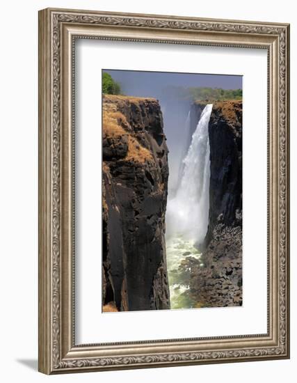 The Smoke That Thunders, Victoria Falls, Zimbabwe-Kymri Wilt-Framed Photographic Print