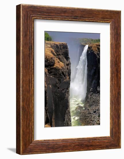 The Smoke That Thunders, Victoria Falls, Zimbabwe-Kymri Wilt-Framed Photographic Print