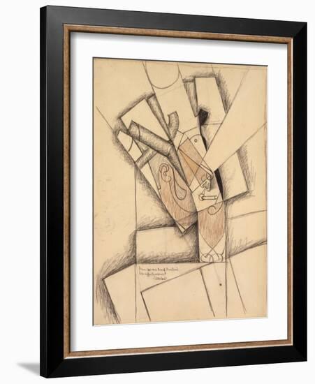 The Smoker, 1913-Juan Gris-Framed Giclee Print